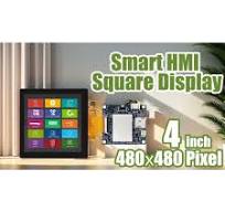 4 inch Square HMI Display 480x480 Intelligent Smart UART TFT LCD