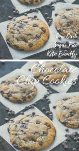 The Classic Keto Chocolate Chip Cookies Recipe Low Carb Cookies Keto Chocolate Chip Cookies Keto Chocolate Chips