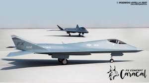 The navy's new fighter jet is coming. Sixth Generation Fighter Concept Caracal On Behance
