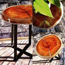 A Slice Of A Cherry Tree Resin Table Table Decor Home Decor