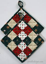 Christmas Potholders Christmas Hot Pads Quilted Potholders Quilted Hot Pads Christmas Trivets S Gesteppte Topflappen Topflappen Handarbeit