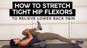 Lie on your back on the floor,. How To Stretch Tight Hip Flexors To Relieve Lower Back Pain Youtube