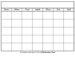 Download and print your favorite today! Free Printable Blank Calendar 123calendars Com