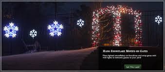 Led giant snowflake cool white lights star christmas. Outdoor Christmas Yard Decorating Ideas