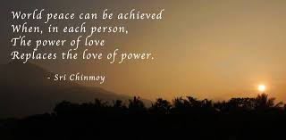 Quotes on Peace | Student of Peace – Sri Chinmoy via Relatably.com