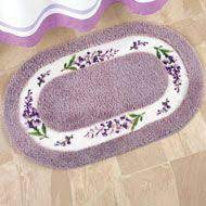Lavender Floral Bath Mat Lavender Bathroom Rugs Lavender Bathroom Floral Bath Mats