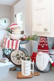 Christmas Kitchen Decor Clean And Scentsible Christmas Kitchen Decor Christmas Vignettes Christmas Kitchen