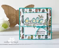 Pop up penal card stampin` up ! Pop Up Karte Mit Geburtstagsvogelchen Kleine Stempelmiez Basteln Aus Liebe