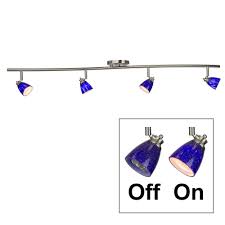 Light Bar Track Lighting Kit Fixed Track Lighting Kit Bar Track Lighting Spotlight Bar Flush Mount Ceiling Light Fixed Mount Straight Bar Light Fixture Multi Directional Lamp Heads Track Light Kit 4 Light Track Lighting