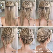 Wedding hairstyles for long thin straight hair need special attention. 18 Wedding Hairstyles Tutorials For Brides And Bridesmaids Deer Pearl Flowers Part 2