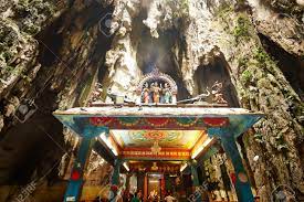 By the 1920s, a set of wooden steps leading from the ground up to the 'vel' was built to help the growing number of devotees make their way up to the 400 foot high temple cave. Sri Valli Deivanai Murugan Temple Batu Caves Malaysia Stock Photo Picture And Royalty Free Image Image 32878479