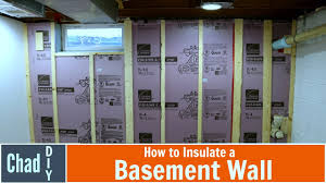 Understand r values — the measurement of insulation's effectiveness or thermal resistance. How To Insulate A Basement Wall Youtube