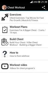 The best exercises for your chest. Chest Workout For Android Apk Download
