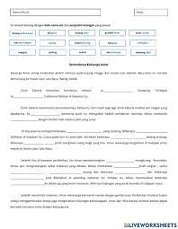 Tapi, aku yakin dengan bertambahnya usiaku ini, diriku akan lebih tegar dan tidak gentar dengan tantangan dalam bentuk apa pun. Kata Nama Am Dan Penjodoh Bilangan Worksheet