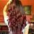 Shoulder Length Brown Hair With Red Tips
