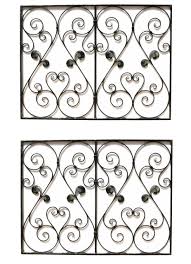 Mocome outdoor reclaimed cast iron faucet with butterfly bird house stake, metal birdhouse with stand for outside(teal). A Pair Of Reclaimed Wrought Iron Panels Or Railings Uk Heritage