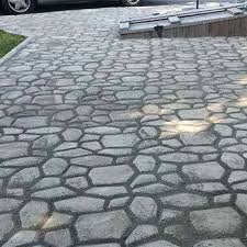 Topeakmart paving mold reusable concrete molds walk maker stepping stone paver lawn patio yard garden path maker pathmate stone moldings paving diy, 23.8 x 19.9 x 1.7''. Reusable Concrete Molds Buy Online Save Free Delivery