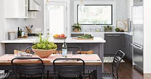 Painted white kitchen cabinets serve as a neutral, clean. 6 Proven Tips For Choosing The Perfect Gray Kitchen Cabinet Colors Better Homes Gardens