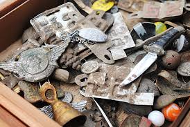 The sprinkler heads were just buried under the 6 of you might try using a metal detector. Treasure Hunter Digs In With Metal Detector Local Gazettetimes Com