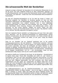 And united states treasury customs wants to stop a dope smuggling ring bringing. Die Schwarzweisse Welt Der Borderliner Borderline Info Page