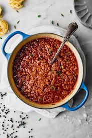Then, divvy up the sauce, leaving enough room for the sauce to expand. My Aunt S Legendary Bolognese Sauce Cravings Journal