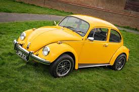 Image result for Yellow 1950 Beetle