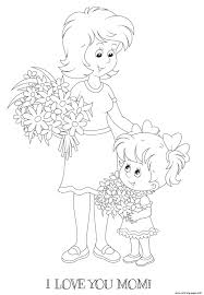 Walt disney studios have produced many classic tales of princess like snow white, aurora, ariel the little mermaid, cinderella, belle and so on. Mothers Day Mom Daughter Bouquet Flowers Love You Coloring Pages Printable