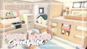 Pastel Tiny House Speedbuild Adopt Me Adopt Me Speedbuild House Decorating Ideas Apartments Pastel House Cute Room Ideas
