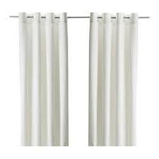 Merete Room Darkening Curtains 1 Pair Bleached White 57x98 Ikea Affordable Curtains Ikea Curtains Curtains With Blinds