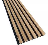 Pannello A Lamelle Acustiche - ROVERE Europeo
