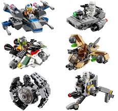 2017 New 6pcs Star Space Micro Fighter Clone War Microfighters Building Bricks Blocks Set Kids Toys Compatible Lepine Starw Star Wars Building Blocks Lego Army