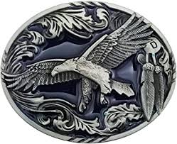 Cowboy belt buckle, personalized texas design nickle belt buckle, men's belt accessories, custom belt buckle engraved for free engravedmemories 5 out of 5 stars (3,016) $ 28.99. Amazon Com Lanxy Cool Eagle Belt Buckle For Men Native American Western Cowboy Oval Belt Buckles Blue Enamel Clothing