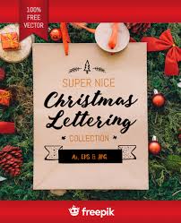 Maybe you would like to learn more about one of these? Spell Christmas And Enjoy This Special Lettering Freebie From Freepik Freepik Blog