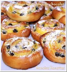Escargots Creme Patissiere Pepites De Chocolat Recette Creme Patissiere Pepite Chocolat Recette