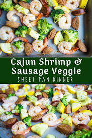 Cajun Shrimp Sausage Veggie Sheet Pan Dinner Recipe In 2020 Sheet Pan Dinners Healthy Sheet Pan Dinners Easy Chicken Dinner Recipes