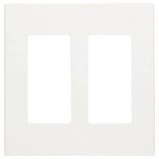Leviton Plus 2 Gang Screwless Snap On Decora Wall Plate White R72 80309 00w Plates On Wall Leviton Decora