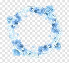 wreath watercolour flowers blue watercolor painting petal flower transparent png wreath watercolour flowers blue