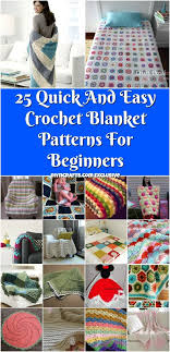 Vintage crochet bedspread pattern with round floral motifs. 28 Quick And Easy Crochet Blanket Patterns For Beginners Diy Crafts