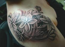 Image From Http Www Bodyartbyhayley Com Gallery Black Greyhtml Content Images Large Freehand Plumeria Jpg Plumeria Tattoo Frangipani Tattoo Tattoos