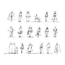 Arch More On Instagram Get These Human Figures As Free Photoshop Brushes Swipe Left For A Making Of Vi Sketches Of People Human Figure Sketches Human Sketch