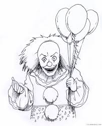 To do this, you need to repeat the pressing of the arrows as in the enemy, in order to keep up with the rhythm with the song in time. Scary Coloring Pages Clown Coloring4free Coloring4free Com