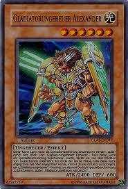 Die karten wenn nicht anders angegeben,deutsch oder englisch sind. Gladiatorungeheuer Alexander Yu Gi Oh Amazing Toys Comic Shop Zurich