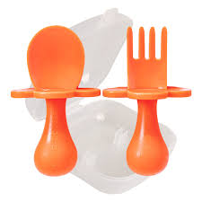 Grabease Baby And Toddler Self Feeding Utensils Spoon Fork