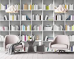 If you need to know other wallpaper, you could see our gallery. Weaeo Custom Wallpaper Wall Picture Book Library Bookshelf Magazine Shelf Modern Art Wall Painting Living Room Study 3d Wallpaper Amazon De Baumarkt