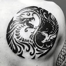 Download 910+ royalty free tribal tattoos dragon vector images. 60 Tribal Dragon Tattoo Designs For Men Mythological Ink Ideas