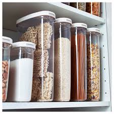 Ikea 365 Vorratsbehalter Mit Deckel Transparent Weiss Ikea Ikea Kitchen Storage Food Jar Ikea Food Storage