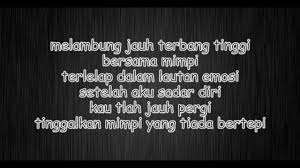 Tree indah amy mimpi yang tak sudah ibnor riza lirik. Anggun Mimpi Lyrics Youtube