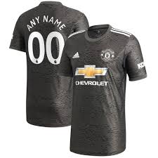 The official home jersey of manchester united for the 2020/21 season with custom print on the back. Men S Adidas Green Manchester United 2020 21 Away Replica Custom Jersey