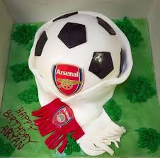 Product details 100% polyester short sleeve replica. Arsenal Football Cake