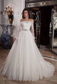 Absolute Dream Dress Long Sleeve Bardot Style Lace White Princess Wedding Dress Ball Gown Wedding Dress Wedding Dress Long Sleeve Bridal Dresses